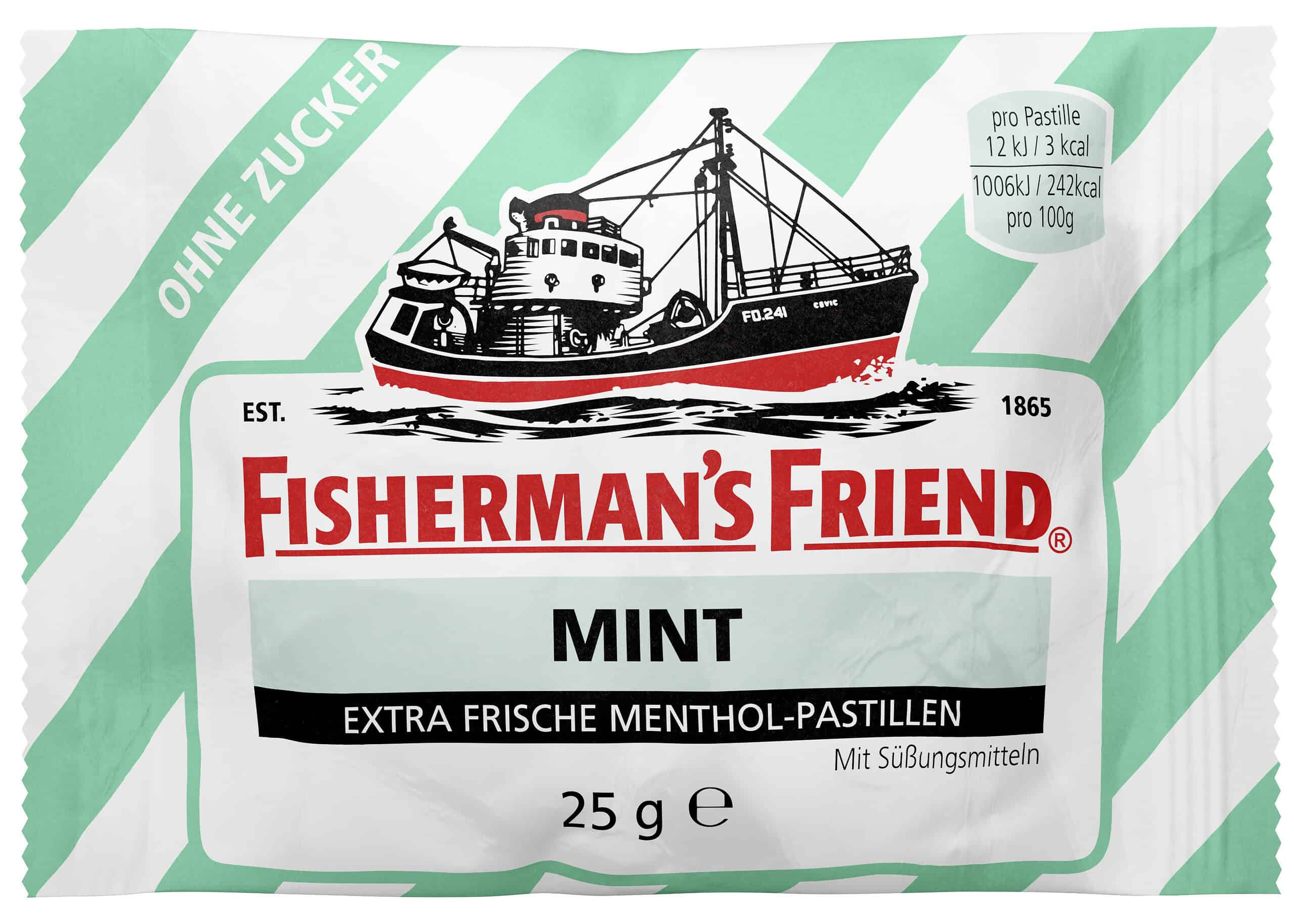 Fisherman's Friend Mint Pastillen ohne Zucker 24 Beutel x25g 600g – Bild 2