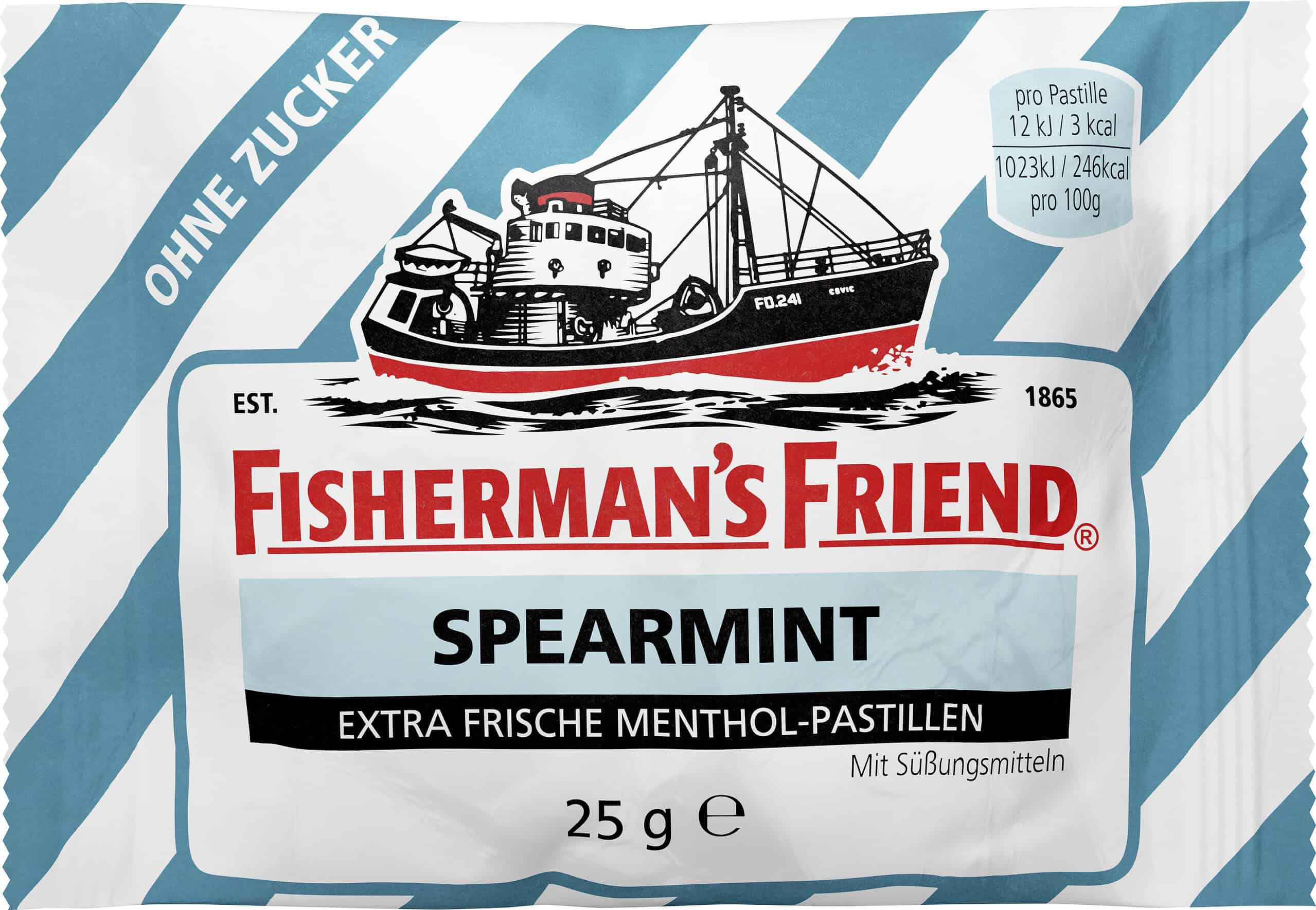 Fisherman's Friend Spearmint ohne Zucker 24x25g – Bild 2