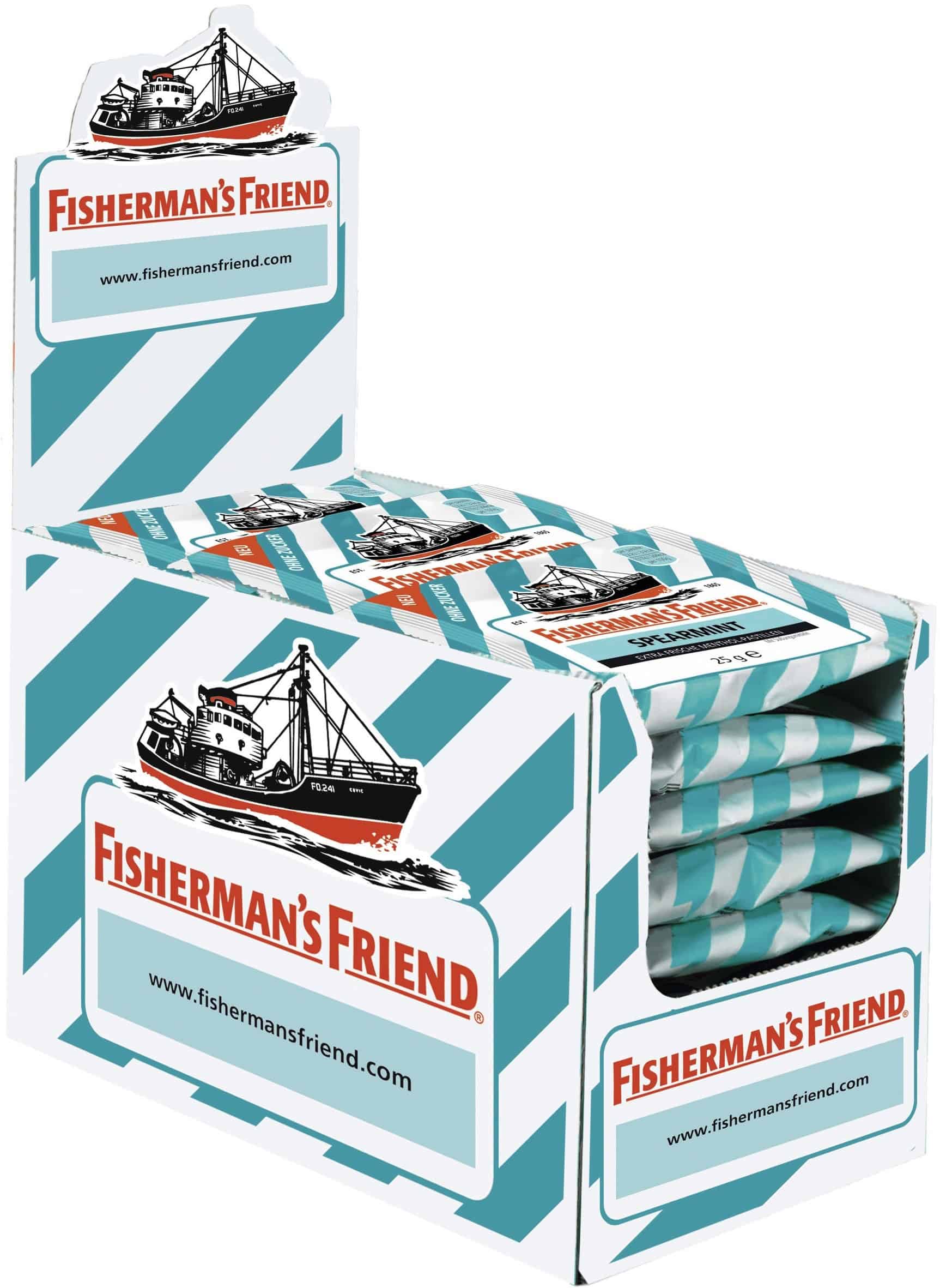 Fisherman's Friend Spearmint ohne Zucker 24x25g