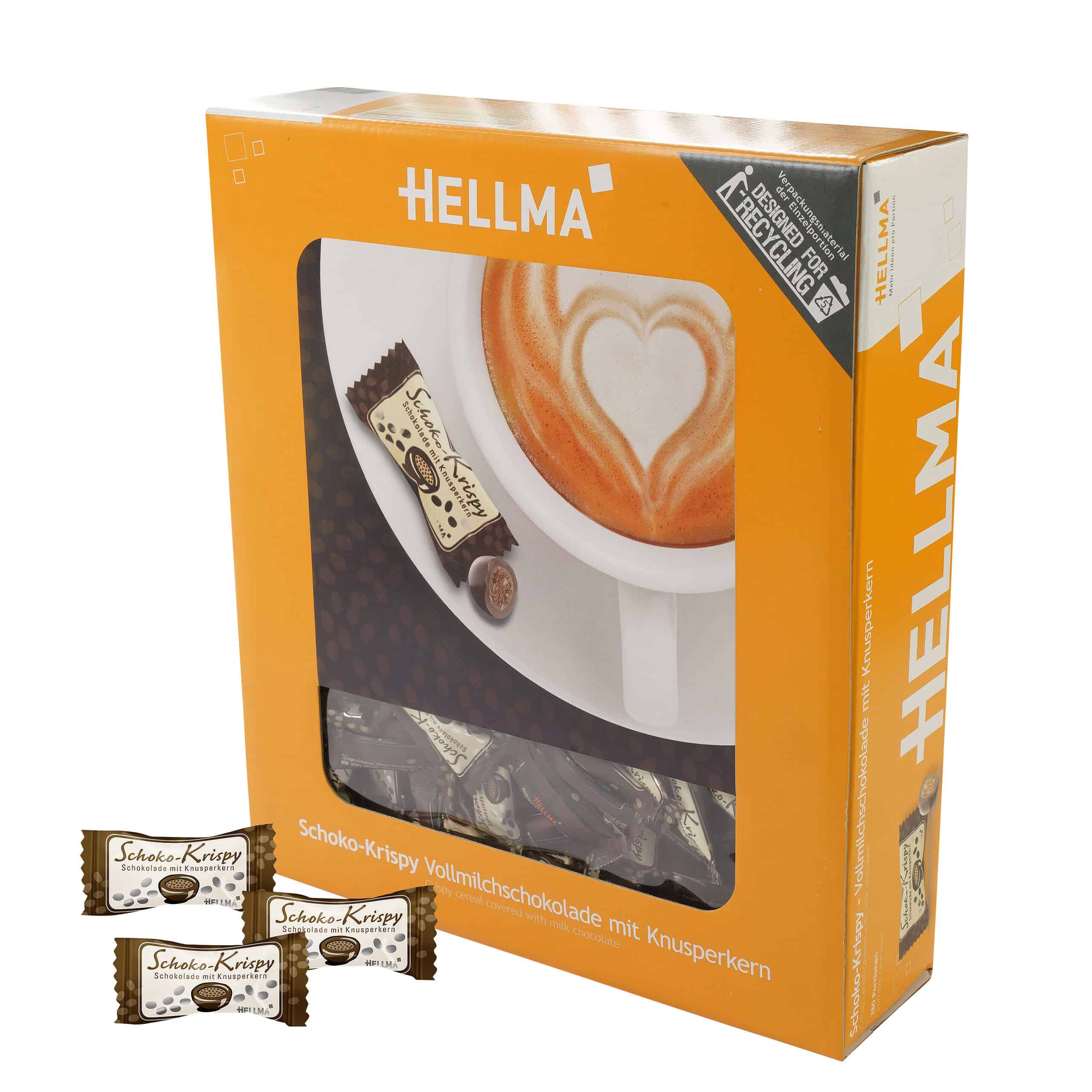 Hellma Schoko-Krispy Vollmilch 380 Stück (418 g)
