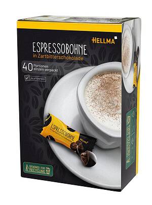 Hellma Espressobohnen 40 St. 44g Minibox