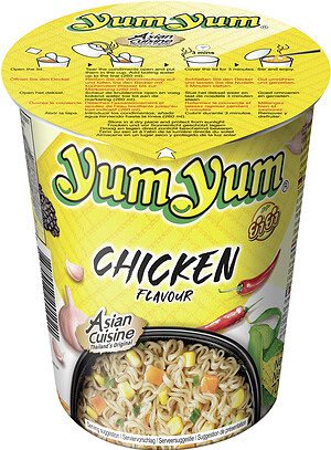 YumYum Instant Noodles Cup Chicken 12 x 70 g (840 g)