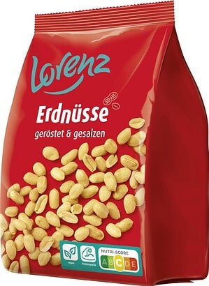 Lorenz Erdnüsse geröstet und gesalzen 1kg