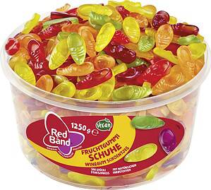 Red Band Fruchtgummi Schuhe 1,25kg (500 St.)