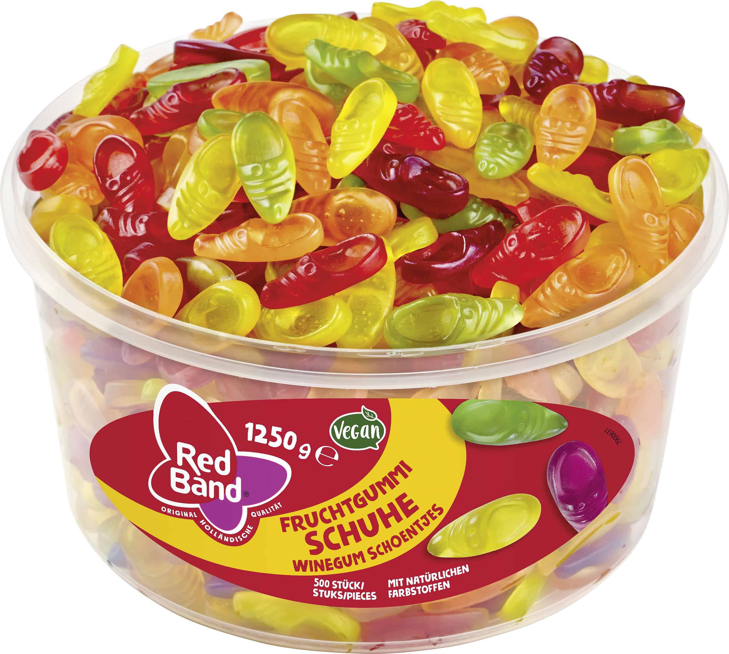 Red Band Fruchtgummi Schuhe 1,25kg (500 St.)