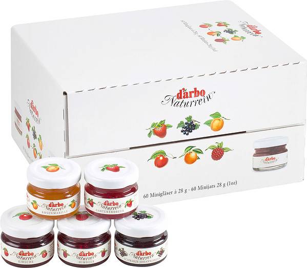 Darbo Konfitüre im Miniglas 60x28g