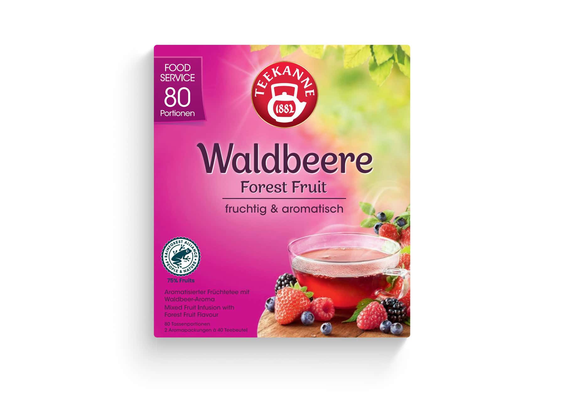 Teekanne Waldbeere 80 x 2,25 g (180 g)
