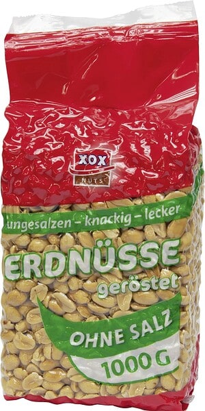 XOX Erdnüsse ungesalzen 1 kg
