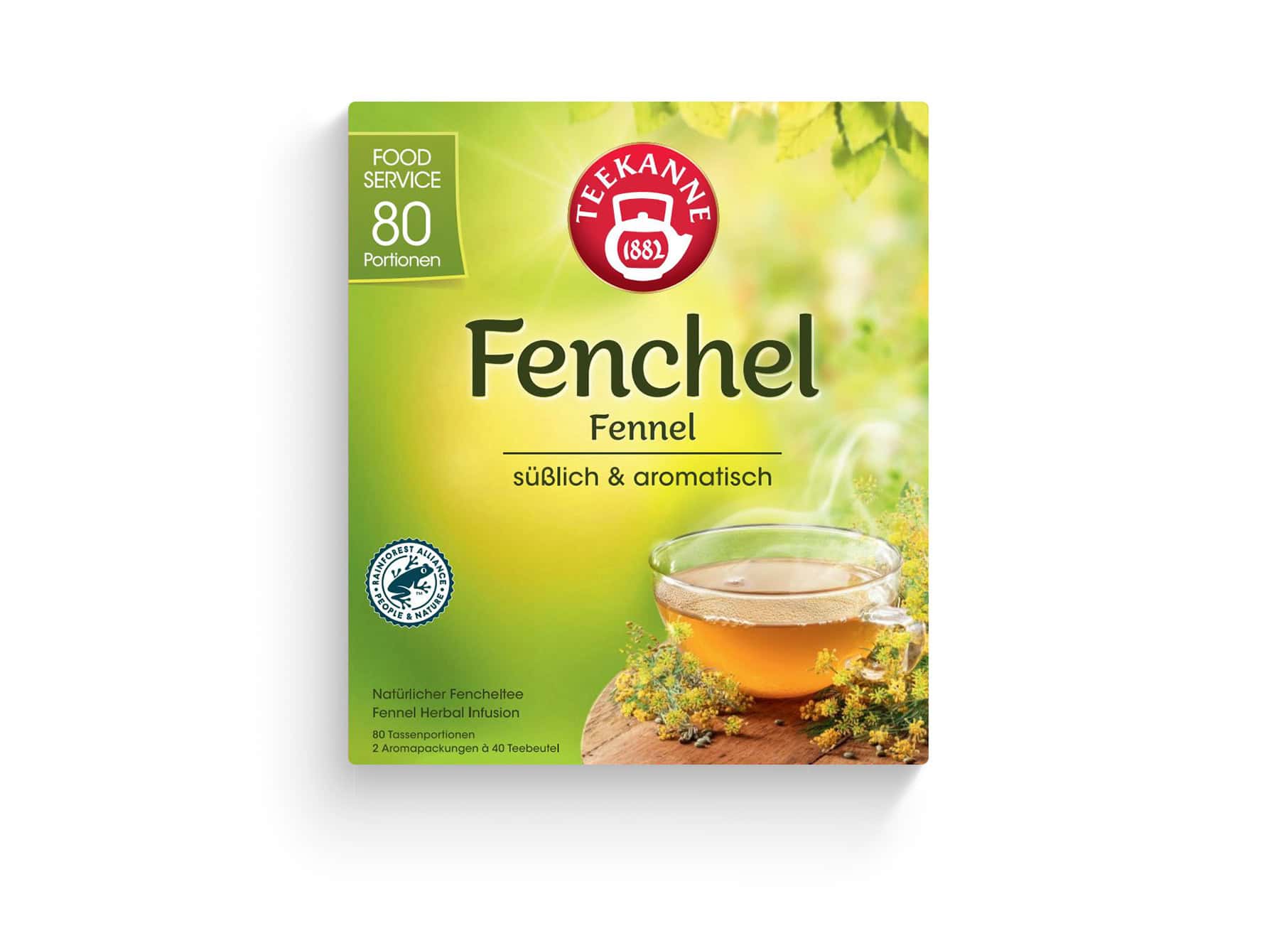 Teekanne Fenchel 80 x 2,5 g (200 g)