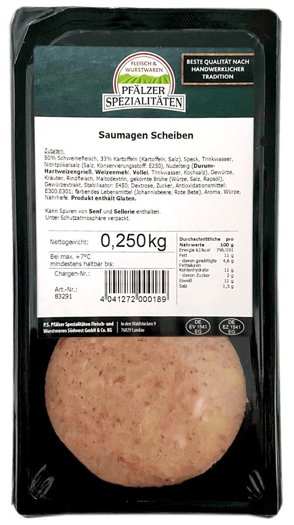 Pfälzer Spezialitäten Saumagen 2 x 125g