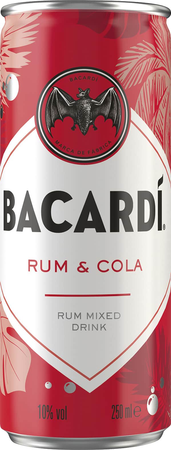Bacardi & Cola  10% Vol. 0,25L Dose