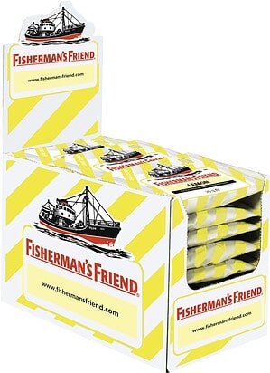 Fisherman's Friend Lemon Pastillen ohne Zucker 24 Beutel x25g 600g