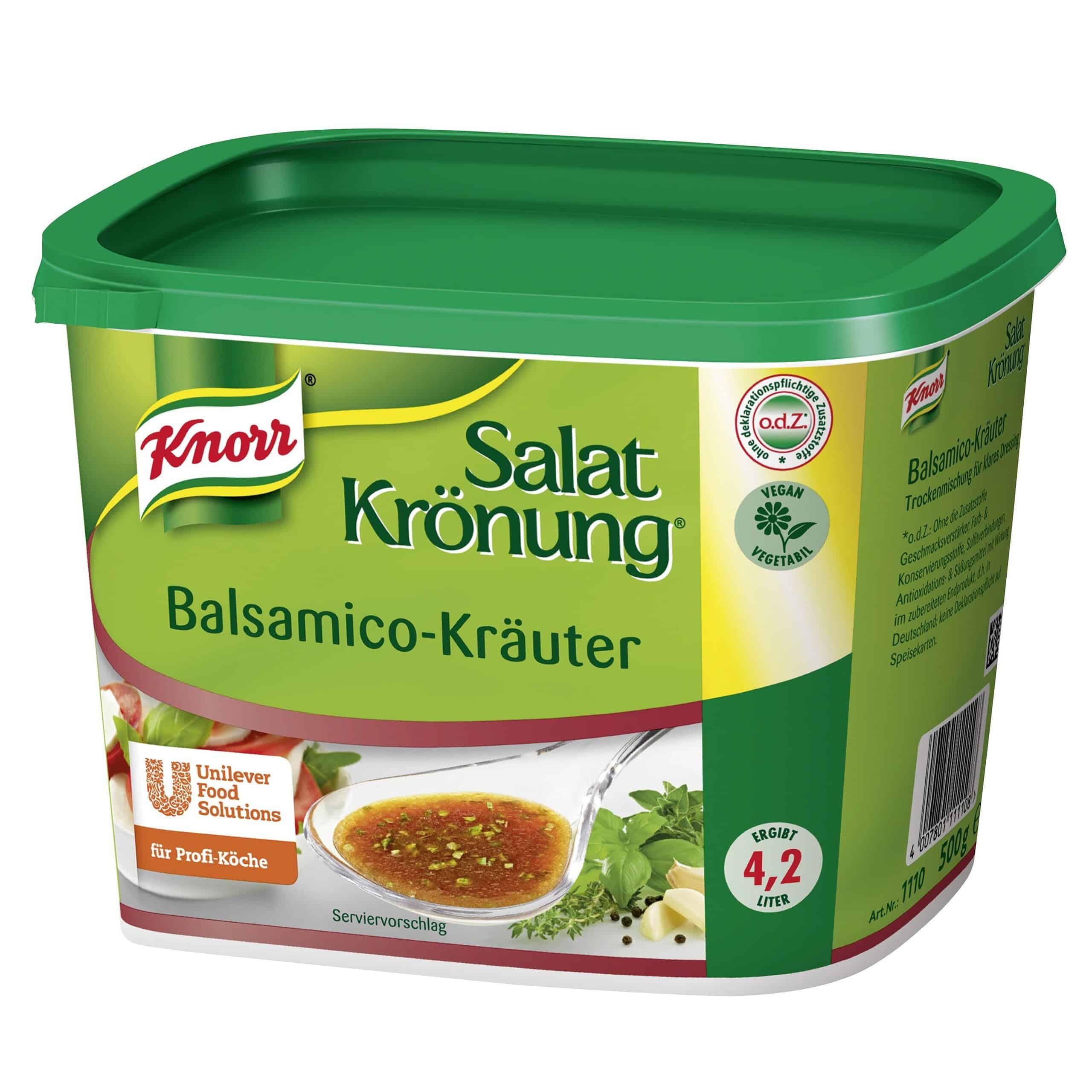 Knorr Salatkrönung Balsamico Kräuter 500 g (ergibt ca. 4,2 L)