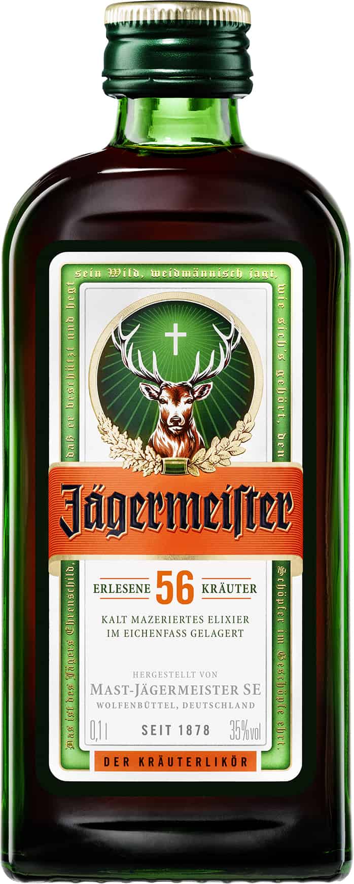Jägermeister 35% Miniflaschen 12 x 0,1l – Bild 2