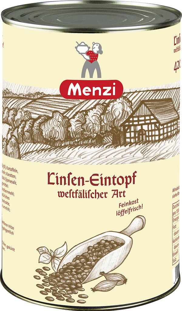 Menzi Linsen Eintopf westfälische Art 4,2 kg