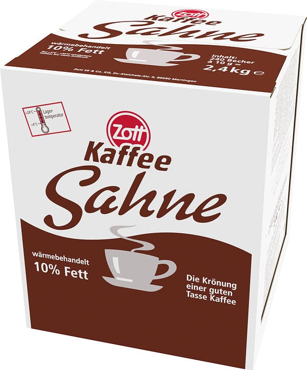 Zott Kaffeesahne 10% 240 x 10g