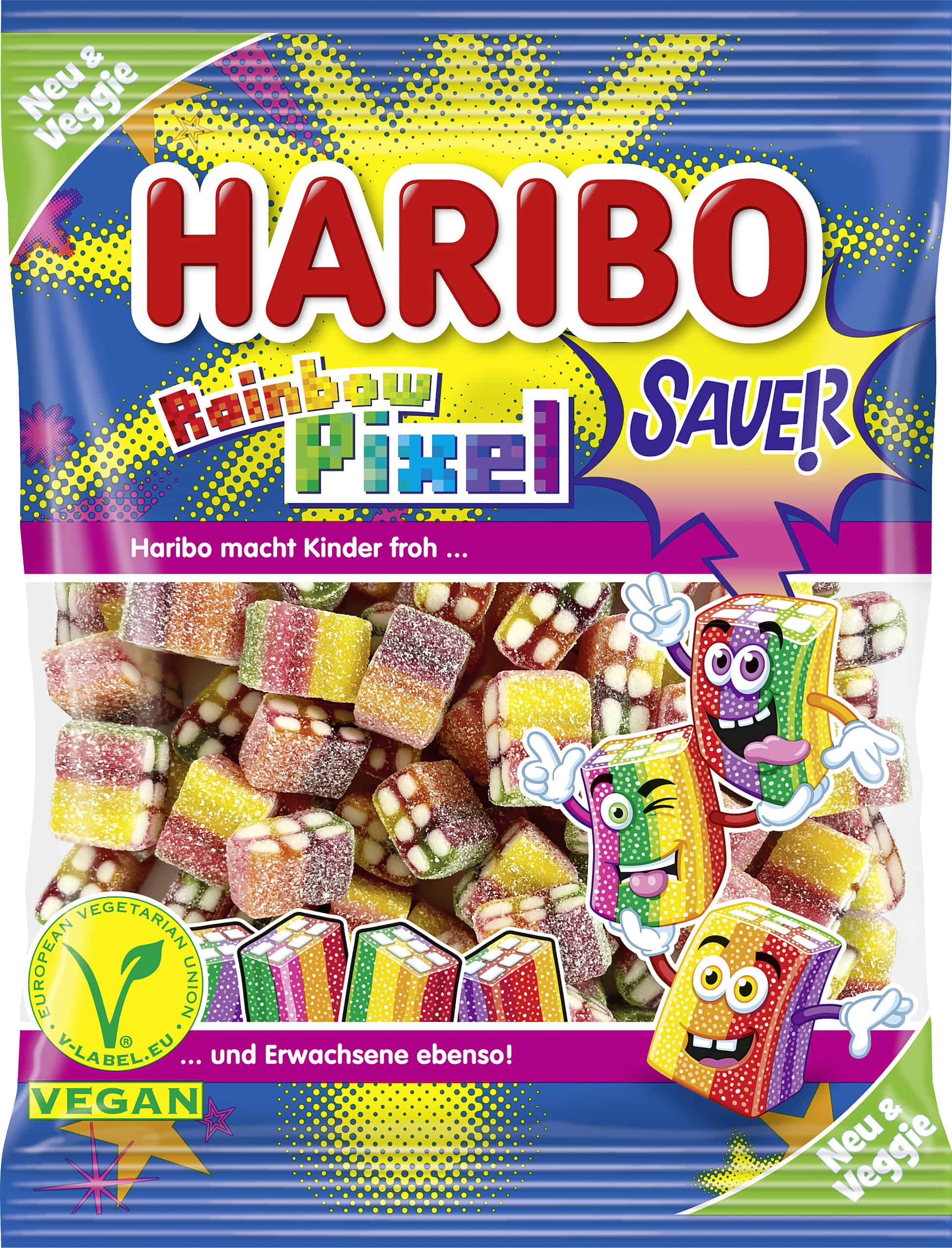 HARIBO RAINBOW PIXEL 160 G Pantry24