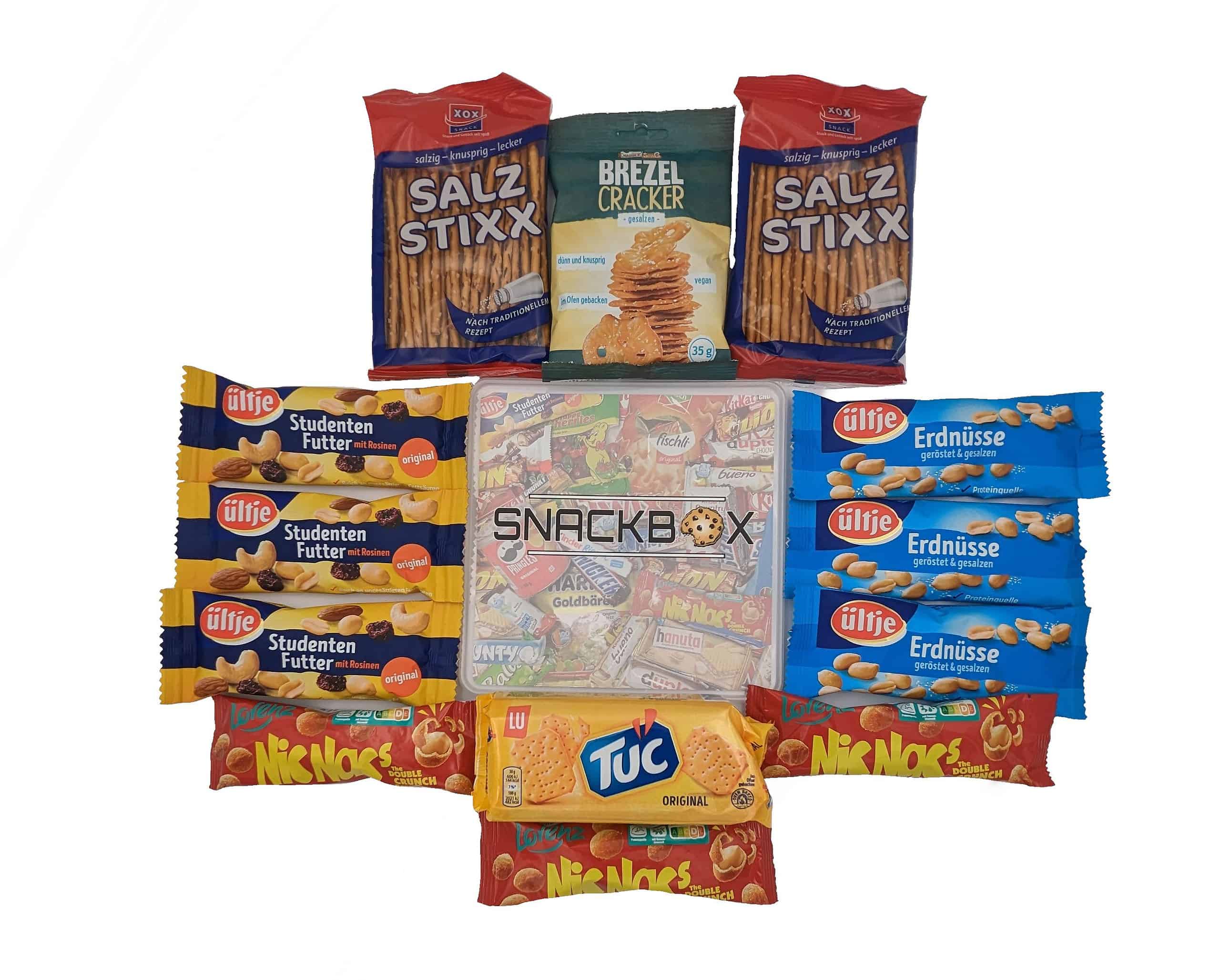 Snackbox Salzgebäck 13 Stück - pantry24