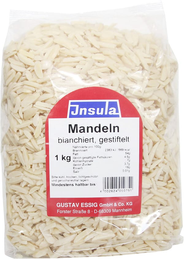Insula Mandeln gestiftelt 1kg