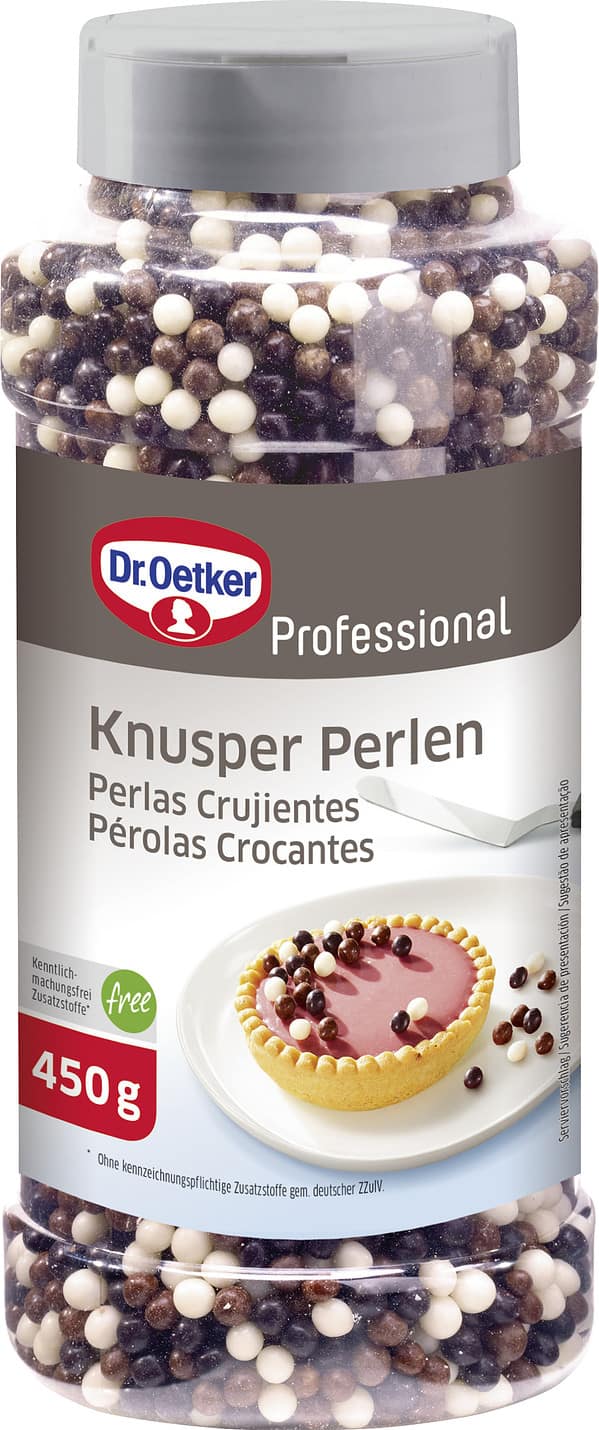 Oetker Knusper Perlen Bunt 450g
