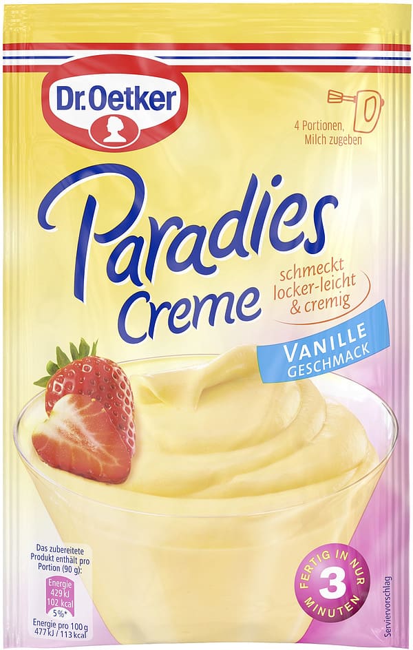 Oetker Paradiescreme Vanille 60g