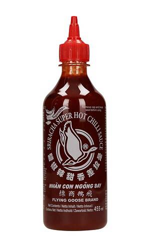 Flying Goose Chilisauce sehr scharf 455ml