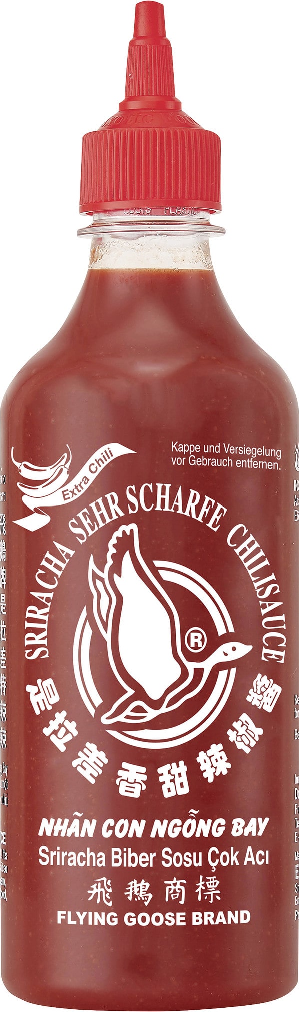 Flying Goose Chilisauce sehr scharf 455ml