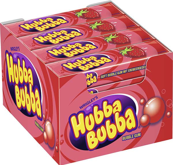 Hubba Bubba Strawberry 20 Packungen