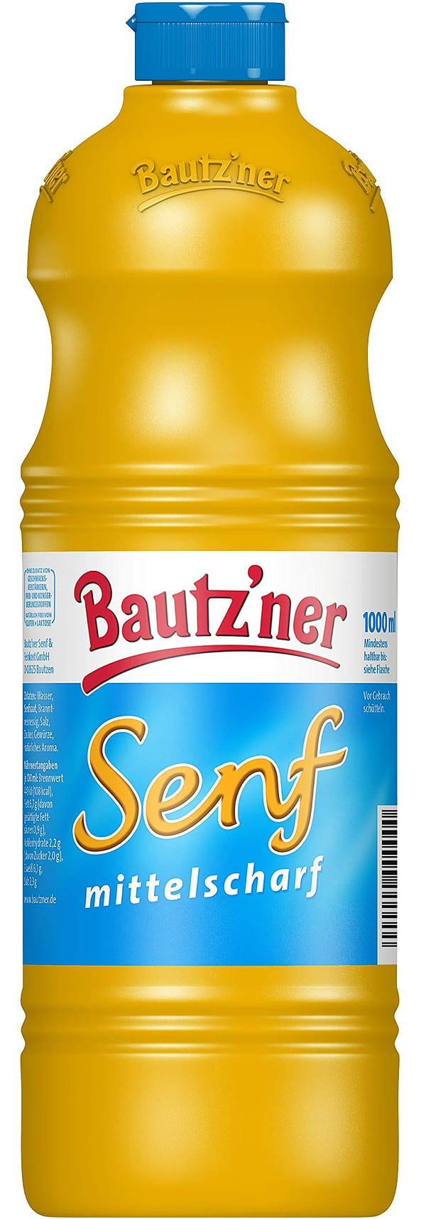 Bautz'ner - Senf mittelscharf - 1000ml