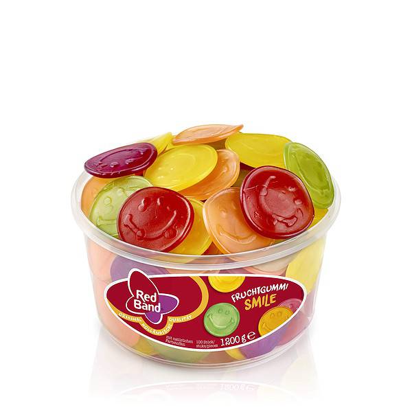 Red Band Fruchtgummi Smile, 100 St. 1,2kg