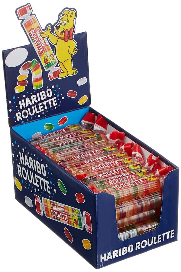 Haribo Roulette Fruchtgummi Rollen 50 x 25g