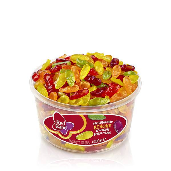 Red Band Fruchtgummi Schuhe, 500 St. 1,25kg