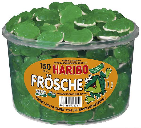 Haribo Quaxi Frösche 150 St. 1,05kg