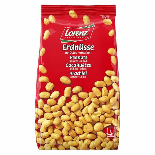 Lorenz Erdnüsse geröstet und gesalzen 1kg