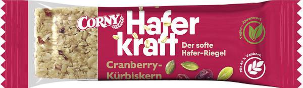 CORNY Haferkraft Cranberry Kürbiskerne 12 x 65g