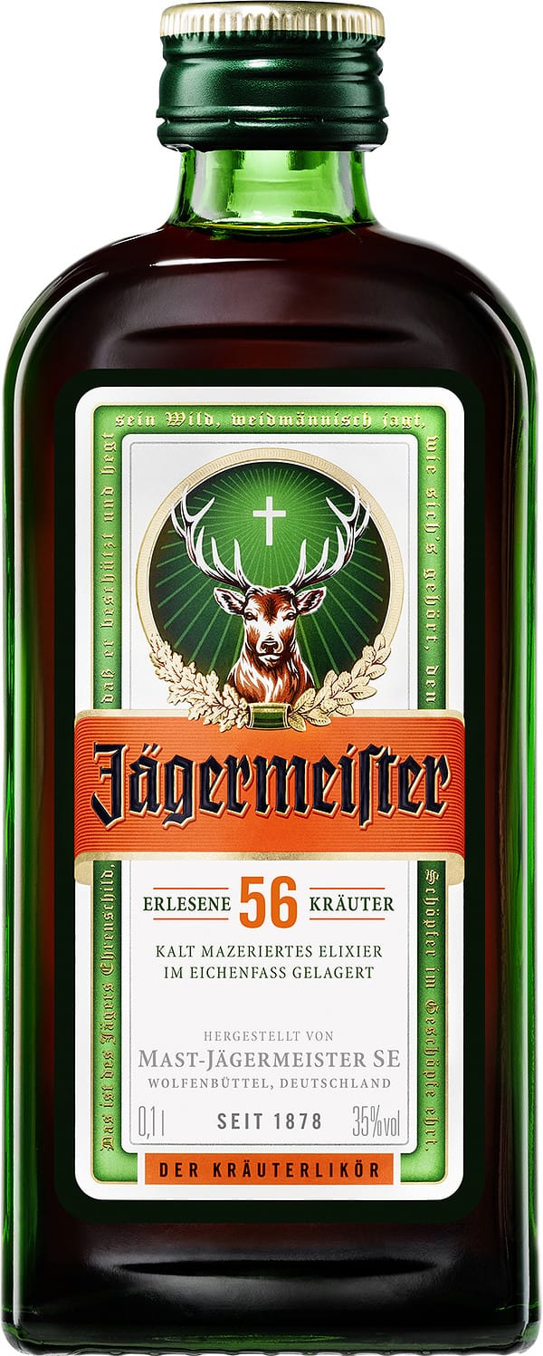 Jägermeister 35% Miniflaschen 12 x 0,1l