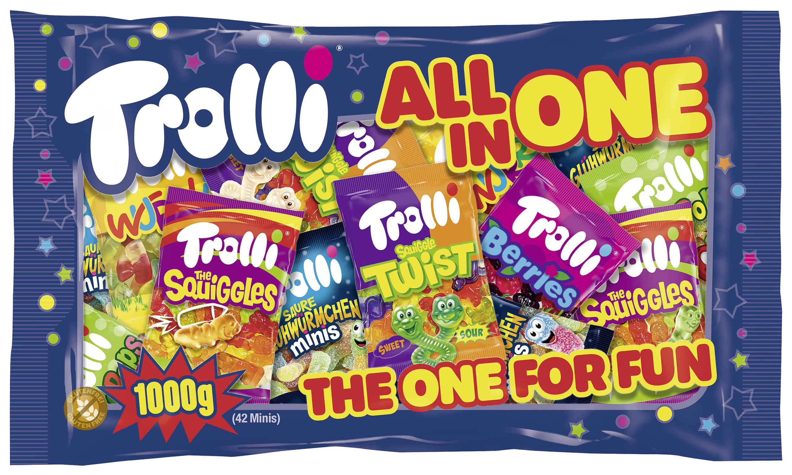 Trolli All in One Minis 42 Stück 1 kg
