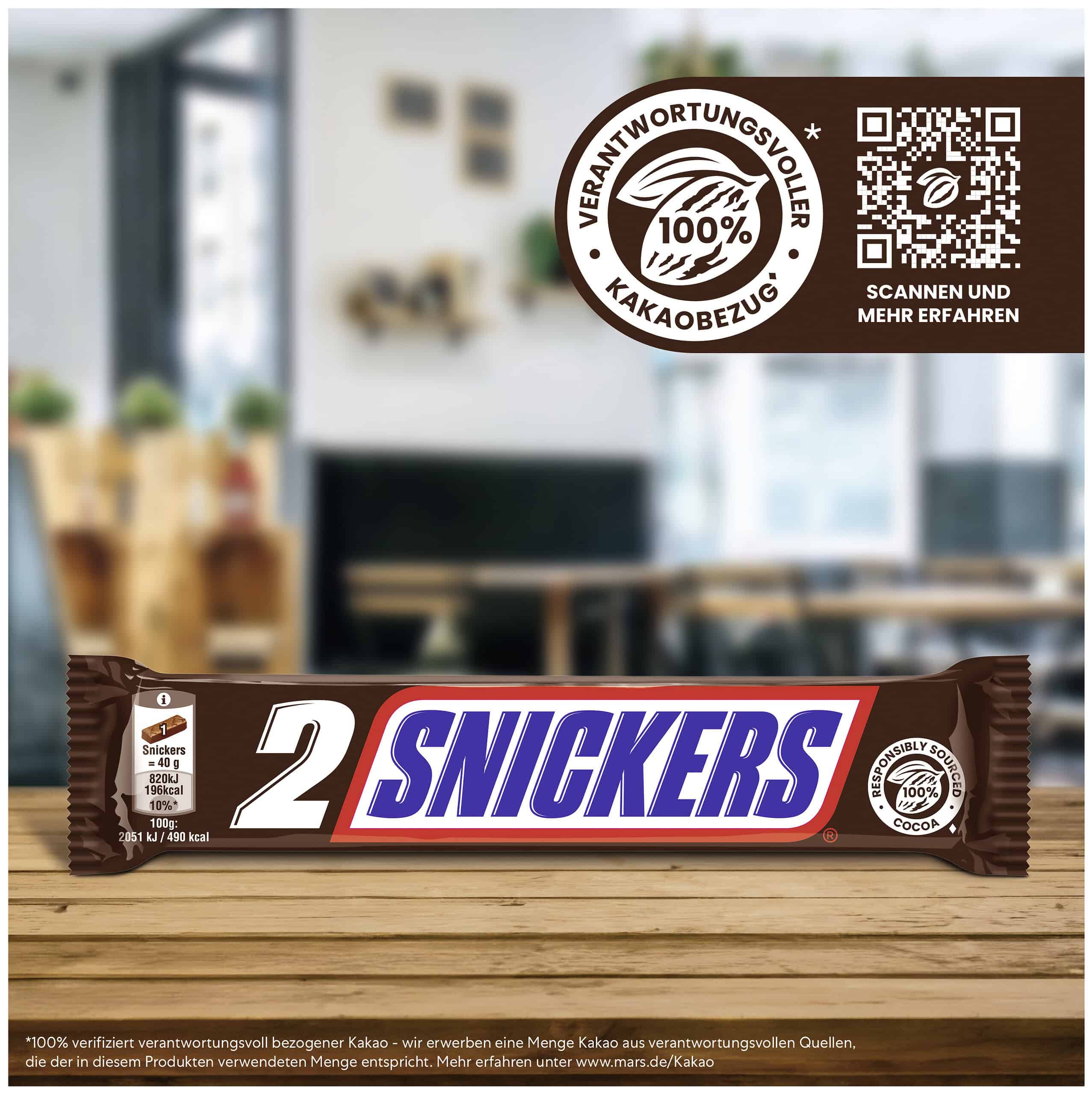Snickers 2er Pack 24 x 80 g (1,92 kg) – Bild 2