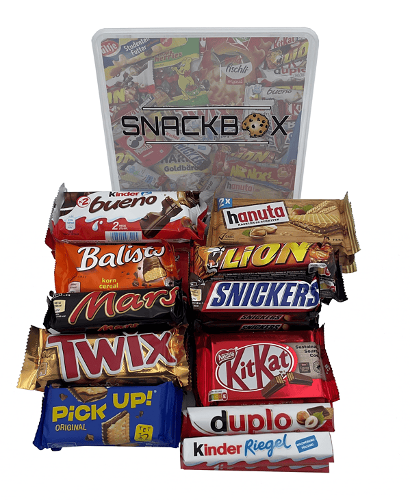 Snackbox Schokoriegelmix 33 Stück