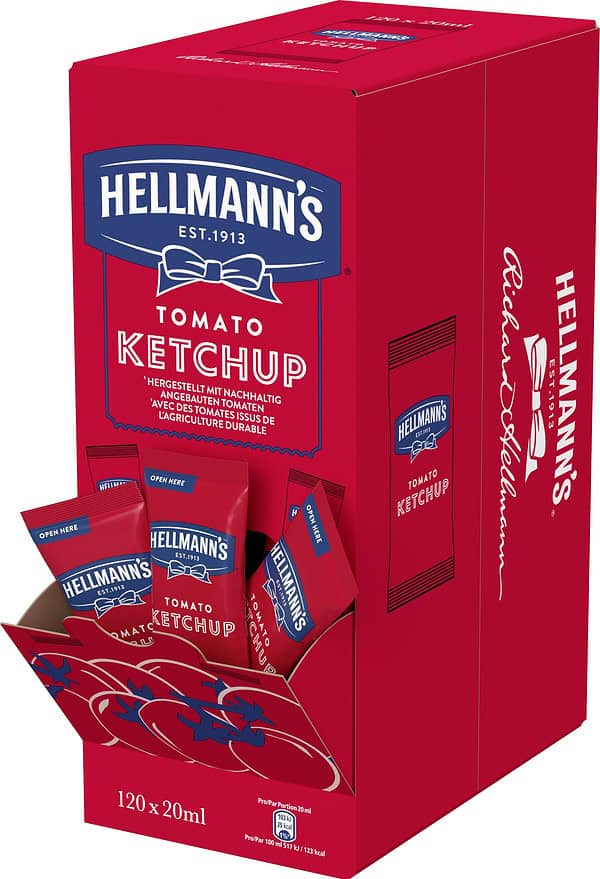 Hellmann's Tomato Ketchup Portionsbeutel 120 x 20ml