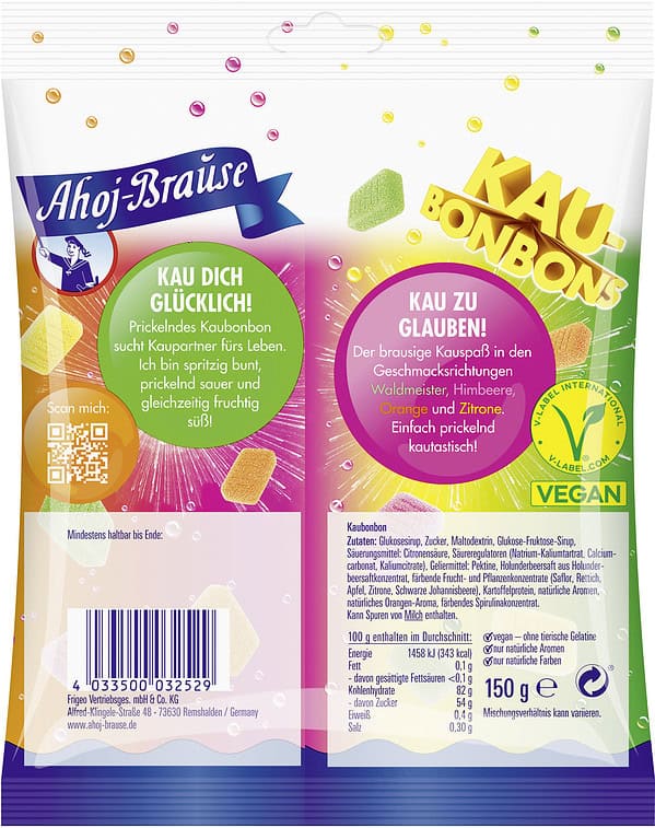 Ahoj-Brause Kaubonbons 150g