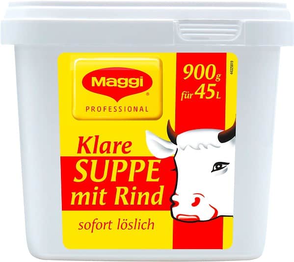 Maggi Klare Suppe mit Rind 900 g ergibt 40,9l