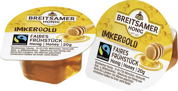 Breitsamer Imkergold Honig 120 Portionen á 20g