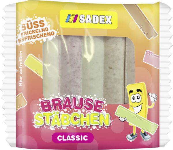 Sadex Brause Stäbchen 60 x5er  je 21g 1.260g