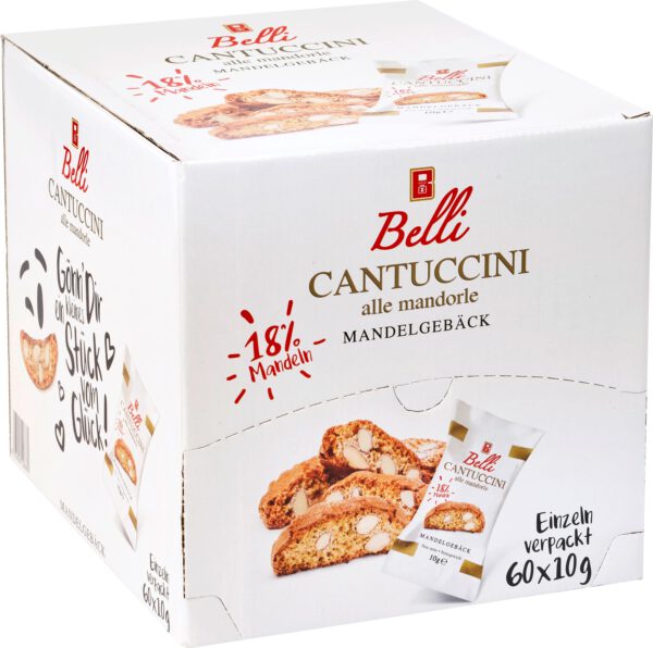 Belli Cantuccini alla Mandorla 60x10g