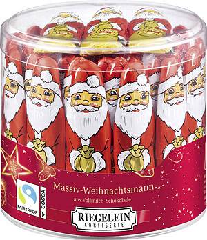 Riegelein Weihnachtsmann Massiv 65 x 12,5 g (812,5 g)
