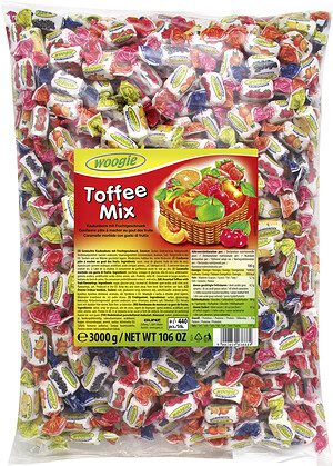Woogie Kaubonbons Toffee Mix 3 kg