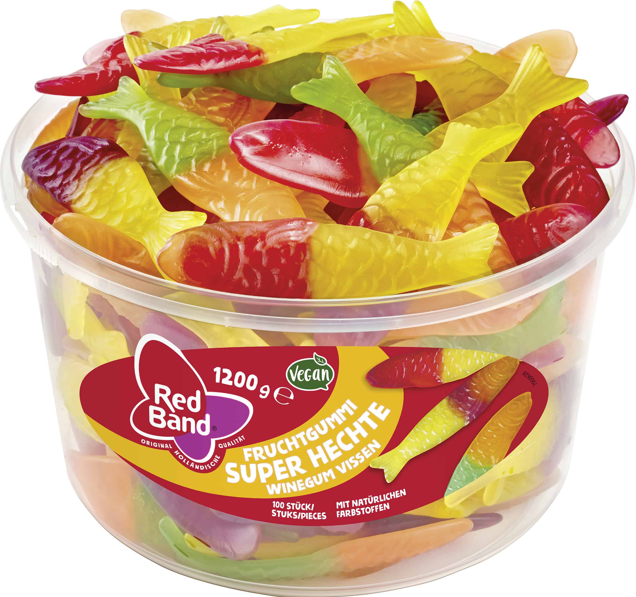 Red Band Fruchtgummi Super Hechte 100 Stück 1,2 kg
