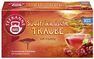 Teekanne Südafrikanische Traube 18 Beutel 40,5 g