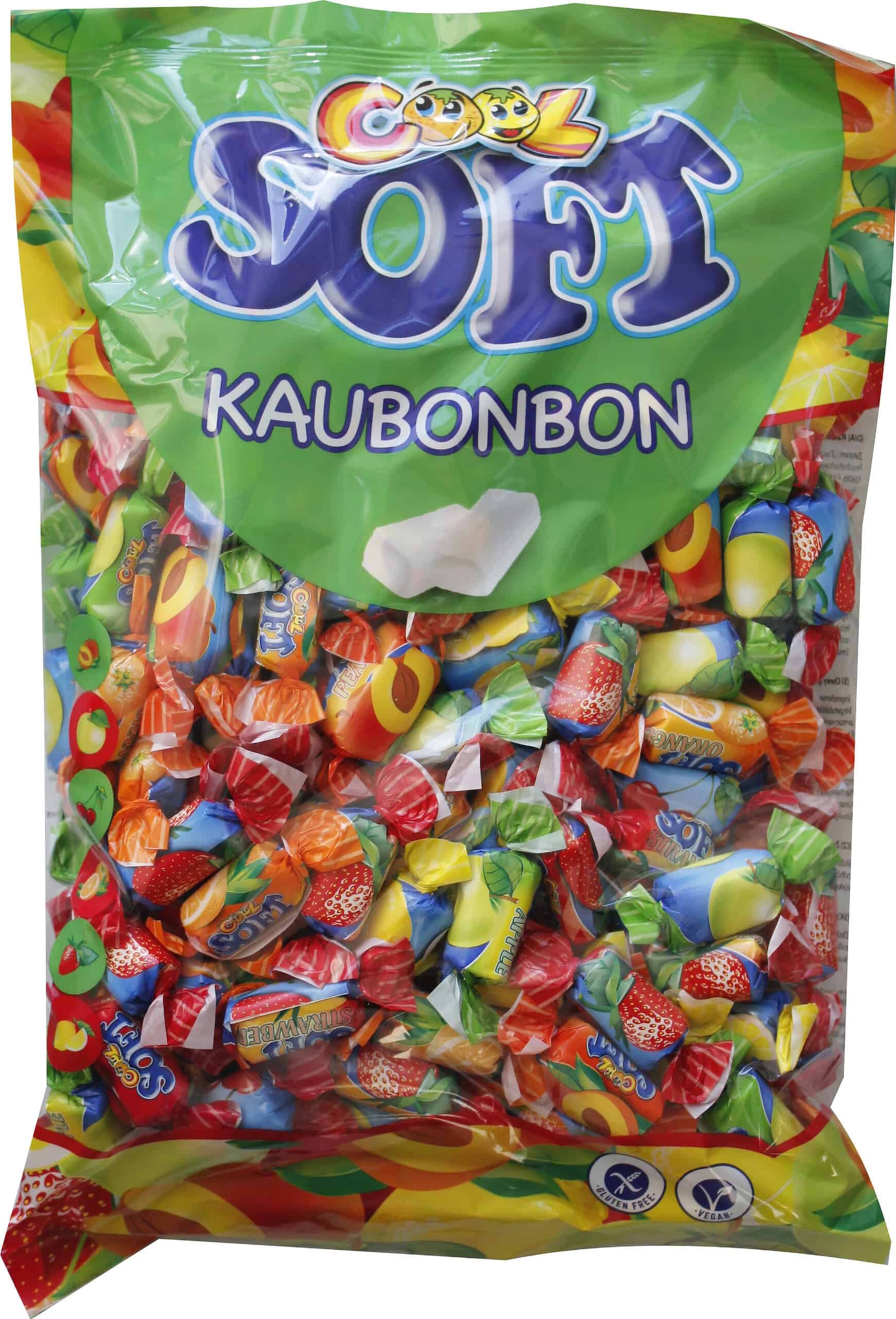 Cool Soft Kaubonbon ca. 175 Stück 1 kg